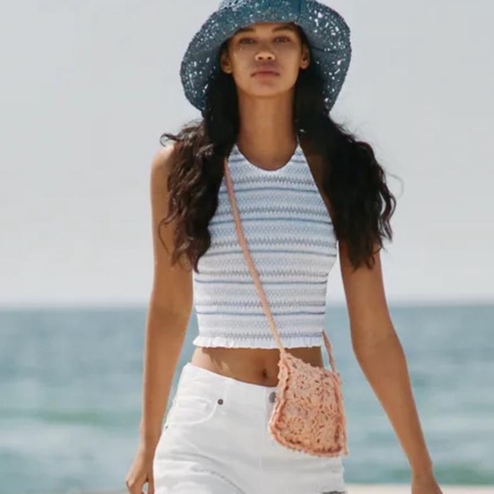 Zara - Smocked Halter Top
